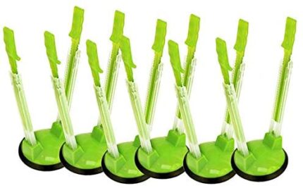 Baggy Rack -Sandwich Bag Racks Holder，Food Storage Bags Clip,- Ideal Plastic Kitchen Gadget, No Hassle Cooking Solutions (6pcs)