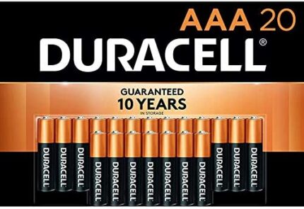Duracell - CopperTop AAA Alkaline Batteries - long lasting, all-purpose Triple A battery for household and business - 20 Count