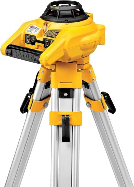 DEWALT Rotary Laser Level Kit, Indoor/Outdoor Survey Laser Transit (DW074KD)
